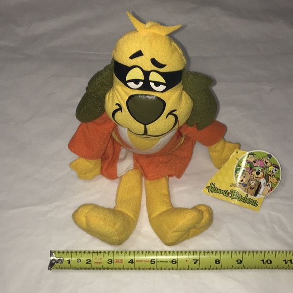 Genuine Hanna-Barbera “Hong Kong Phooey” new with tags martial arts plush dog - Picture 6 of 16